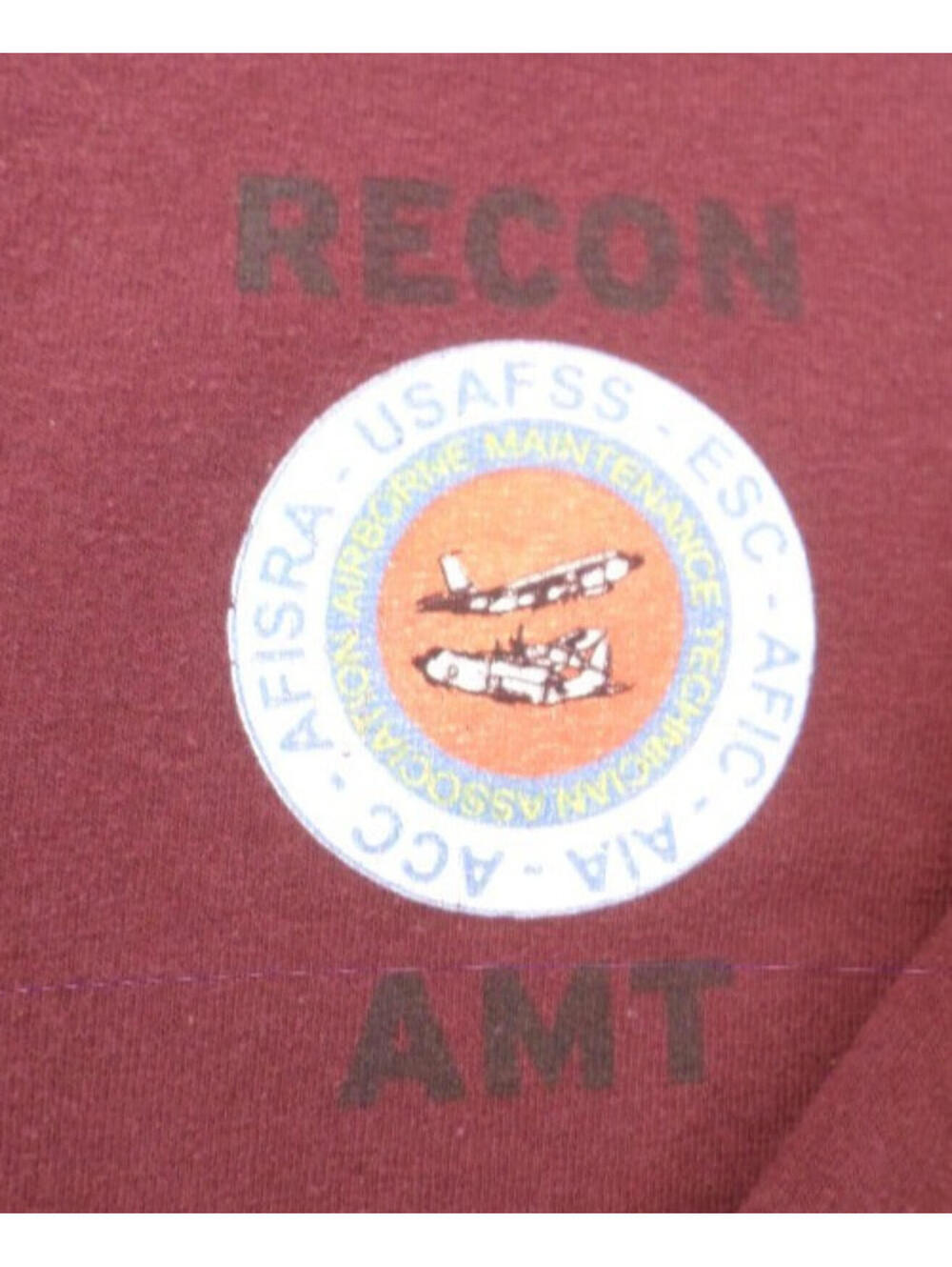 DISCONTINUED RECON AMT USAFSS AIRBORNE MAINT TECHNICIAN AFISRA POLO SHIRT 3XL - Picture 1 of 14